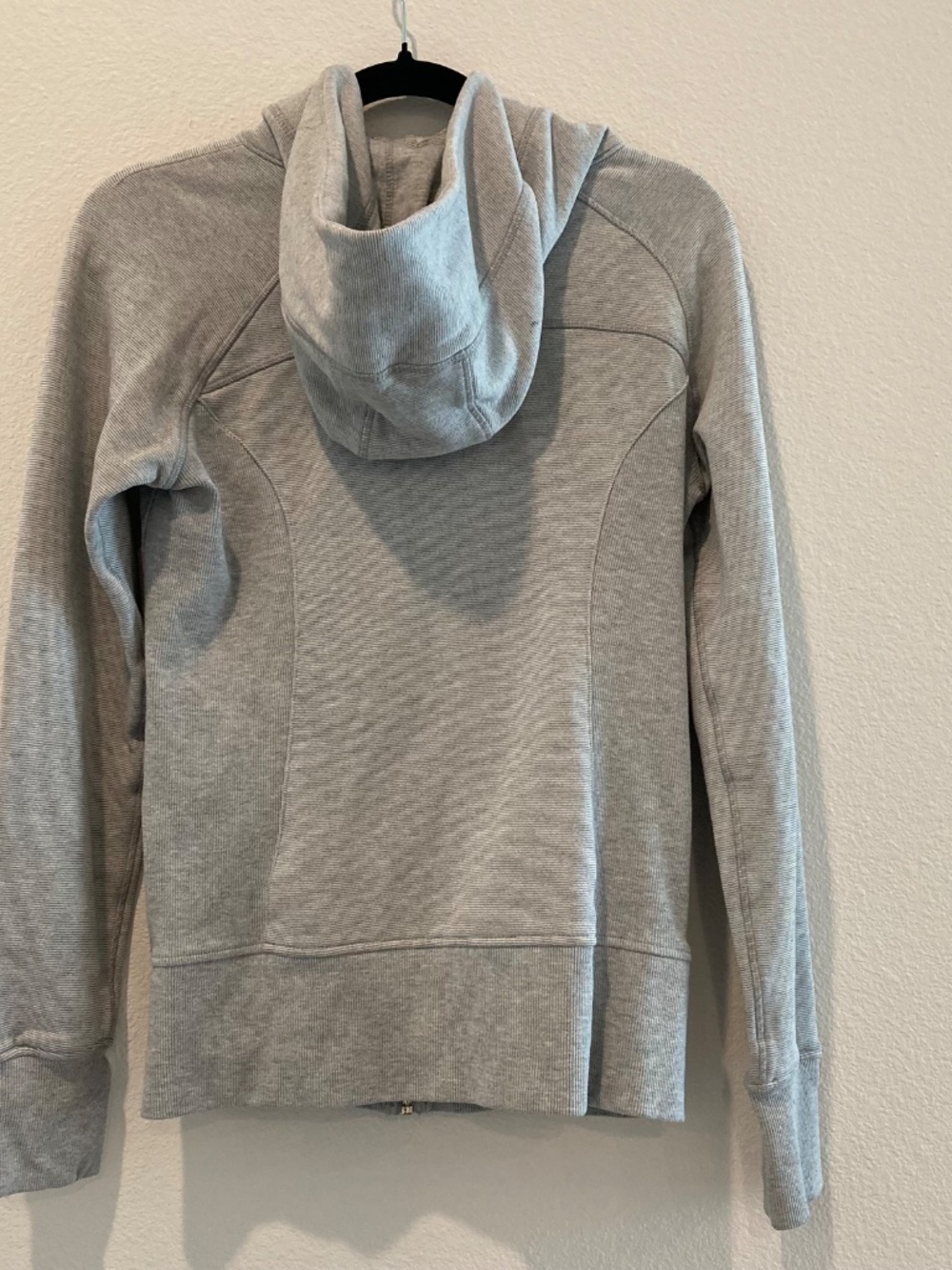 90 Degree by Reflex Gray Space Dye Full Zip Up Performance Hoodie Medium - Picture 5 of 11